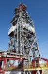Ilham Aliyev attends opening of drilling rig named after Heydar Aliyev (PHOTO)