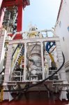 Ilham Aliyev attends opening of drilling rig named after Heydar Aliyev (PHOTO)