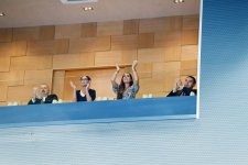 President Ilham Aliyev presented medals to Baku 2017 taekwondo winners (PHOTO, VIDEO)