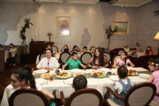 Heydar Aliyev Foundation VP meets orphanage children in Baku (PHOTO)
