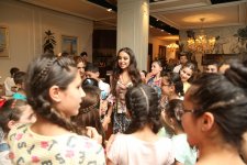 Heydar Aliyev Foundation VP meets orphanage children in Baku (PHOTO)