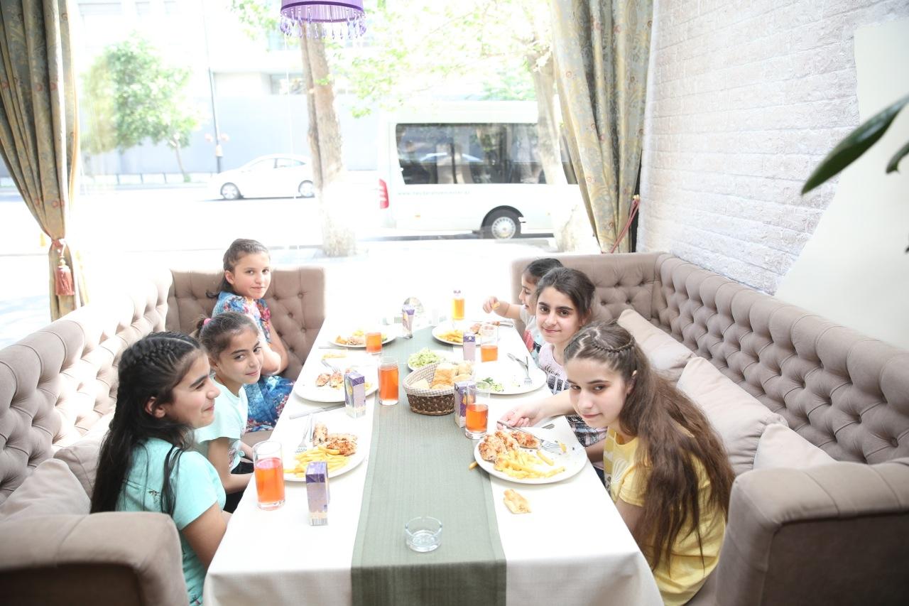 Heydar Aliyev Foundation VP meets orphanage children in Baku (PHOTO)