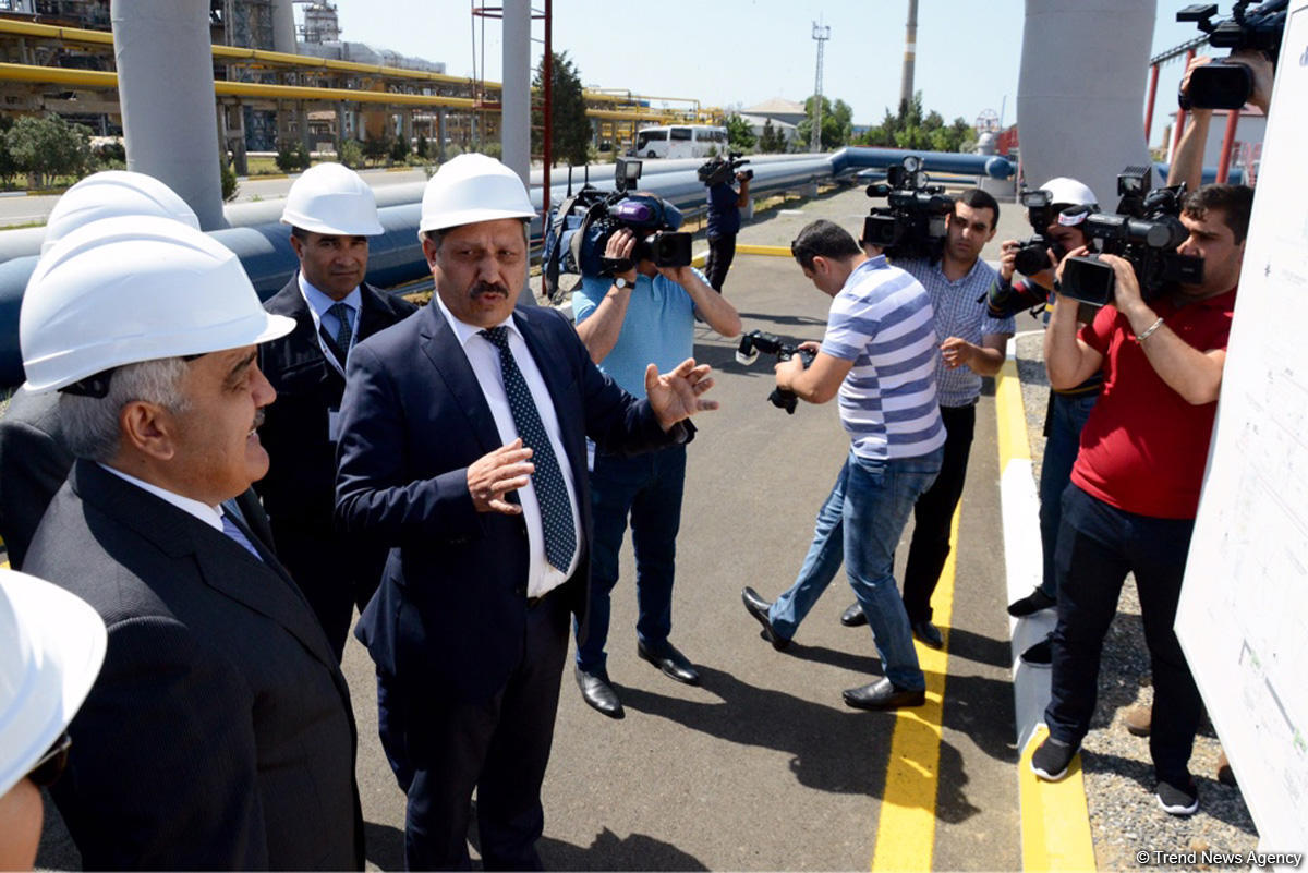 SOCAR launches water cooling installation at Baku Oil Refinery (PHOTO)