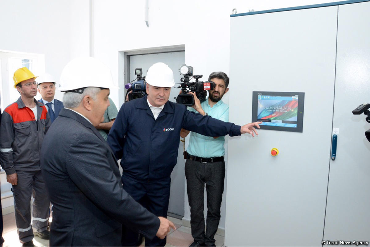 SOCAR launches water cooling installation at Baku Oil Refinery (PHOTO)