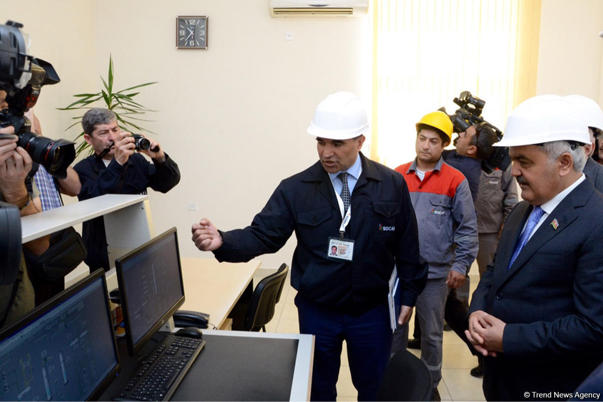 SOCAR launches water cooling installation at Baku Oil Refinery (PHOTO)