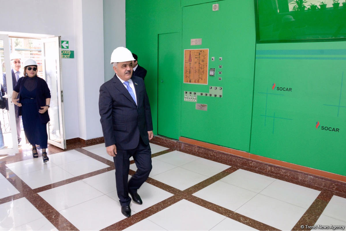 SOCAR launches water cooling installation at Baku Oil Refinery (PHOTO)