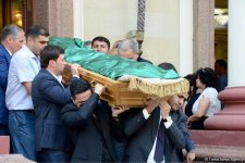 Farewell ceremony for Azerbaijani Energy Minister Natig Aliyev in Baku (PHOTO)