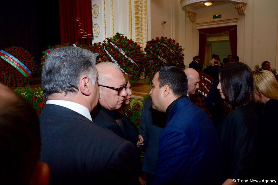 Farewell ceremony for Azerbaijani Energy Minister Natig Aliyev in Baku (PHOTO)
