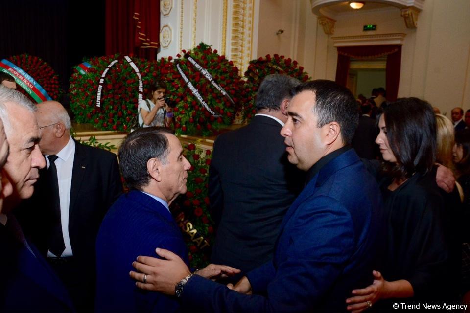 Farewell ceremony for Azerbaijani Energy Minister Natig Aliyev in Baku (PHOTO)