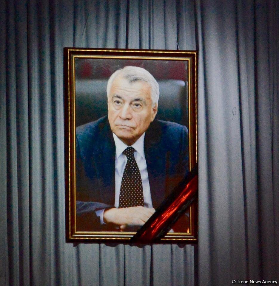Farewell ceremony for Azerbaijani Energy Minister Natig Aliyev in Baku (PHOTO)