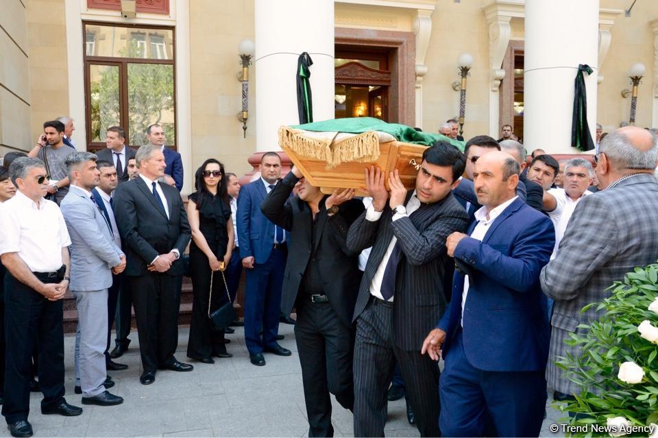 Farewell ceremony for Azerbaijani Energy Minister Natig Aliyev in Baku (PHOTO)