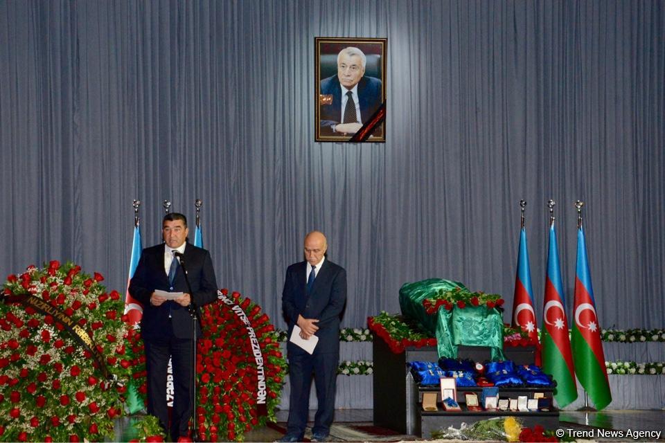 Farewell ceremony for Azerbaijani Energy Minister Natig Aliyev in Baku (PHOTO)