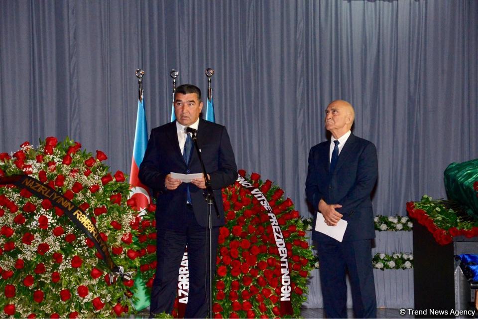 Farewell ceremony for Azerbaijani Energy Minister Natig Aliyev in Baku (PHOTO)