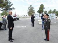 Ilham Aliyev opens Internal Troops’ military unit in Shirvan (PHOTO)