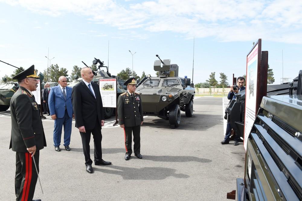 Ilham Aliyev opens Internal Troops’ military unit in Shirvan (PHOTO)