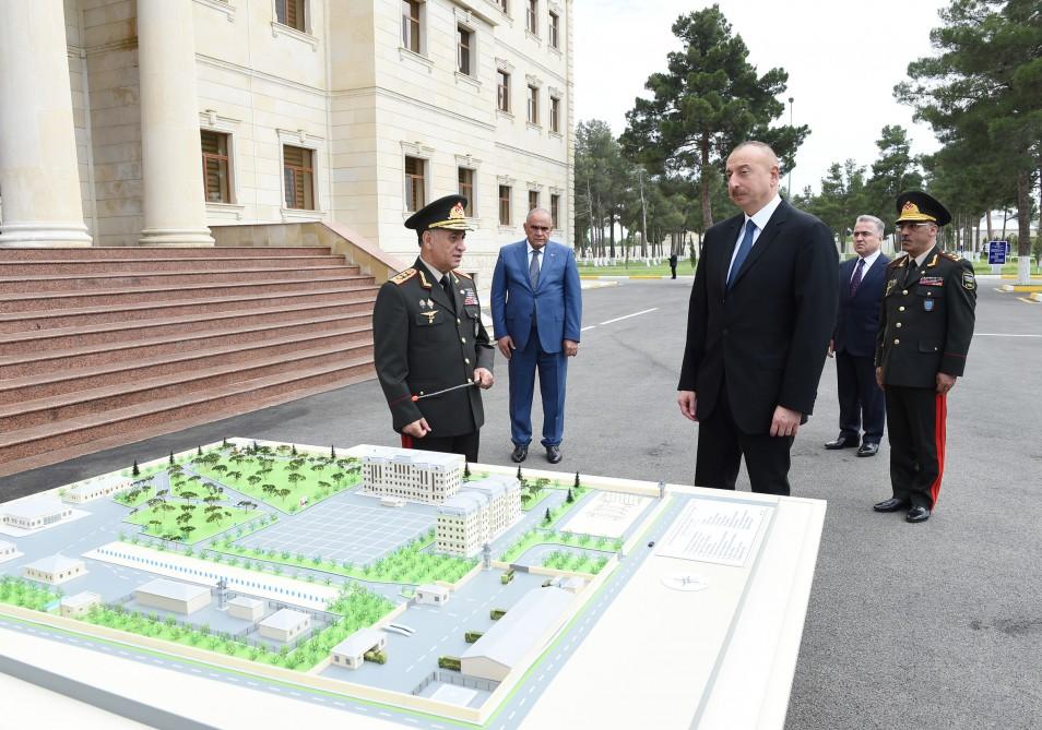 Ilham Aliyev opens Internal Troops’ military unit in Shirvan (PHOTO)