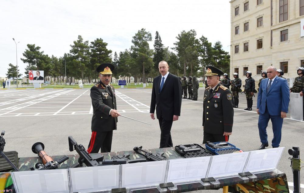 Ilham Aliyev opens Internal Troops’ military unit in Shirvan (PHOTO)