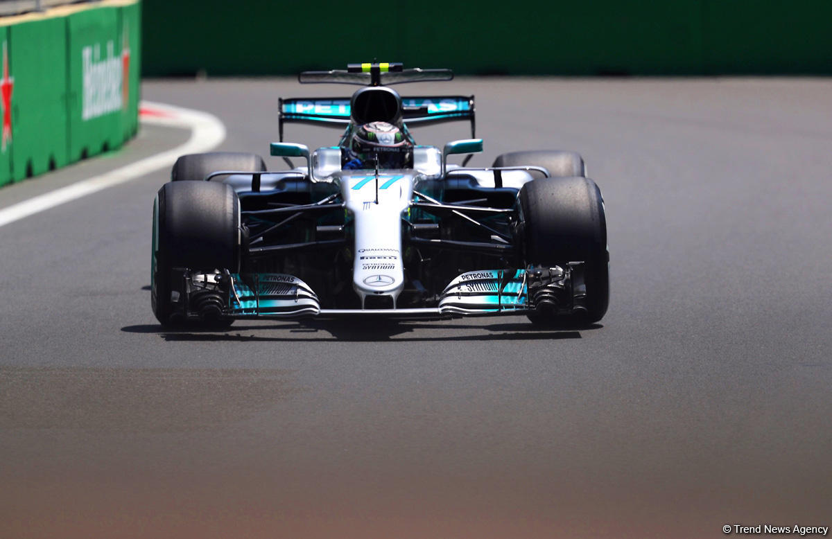 Valtteri Bottas shows best result in F1 practice session in Baku