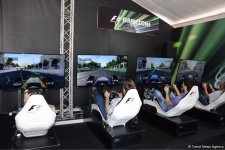 F1 Village entertainment zone in Baku as caught on camera