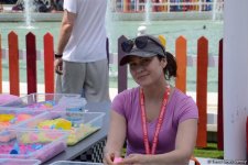 F1 Village entertainment zone in Baku as caught on camera