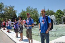 F1 Village entertainment zone in Baku as caught on camera
