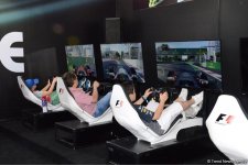 F1 Village entertainment zone in Baku as caught on camera