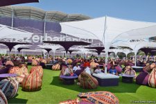 F1 Village entertainment zone in Baku as caught on camera