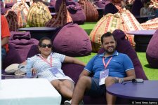 F1 Village entertainment zone in Baku as caught on camera