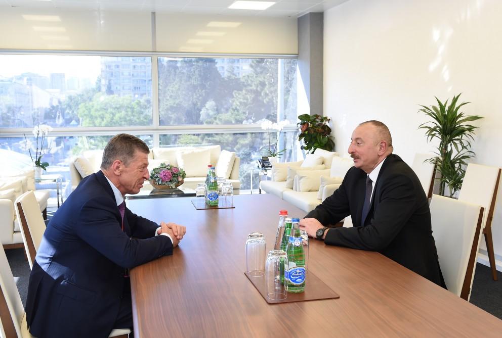 Ilham Aliyev receives Russian deputy PM (UPDATE)