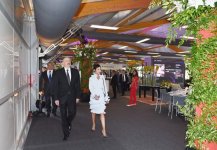 Ilham Aliyev and his spouse watch F1 Azerbaijan Grand Prix (PHOTO)