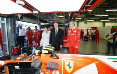 Ilham Aliyev and his spouse watch F1 Azerbaijan Grand Prix (PHOTO)