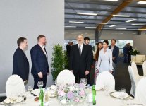 Ilham Aliyev and his spouse watch F1 Azerbaijan Grand Prix (PHOTO)