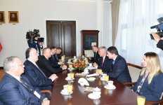 President Aliyev met with Marshal of Polish Senate (PHOTO)