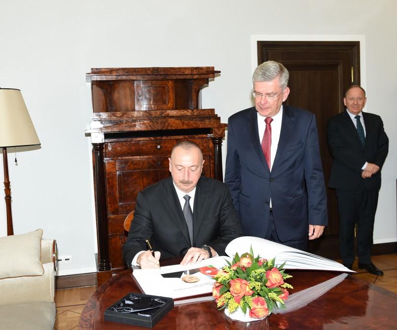 President Aliyev met with Marshal of Polish Senate (PHOTO)