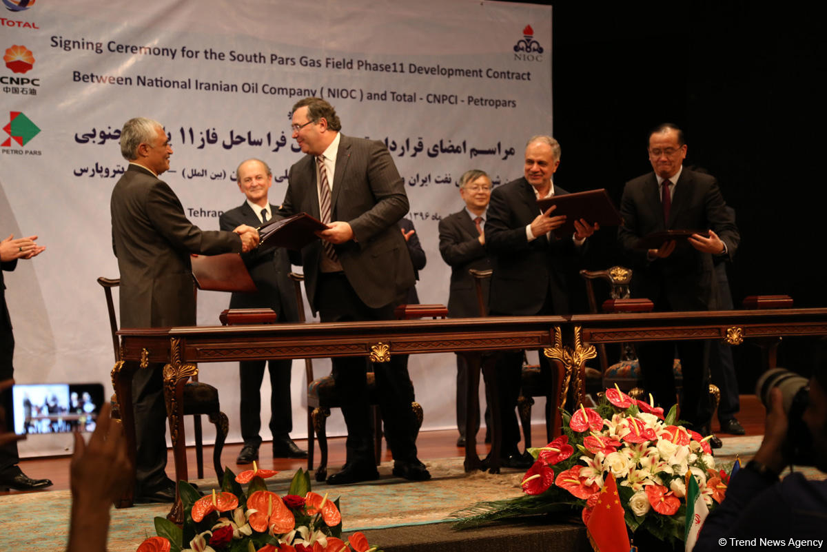 Iran, Total ‎sign deal for South Pars Phase 11 development (PHOTO)