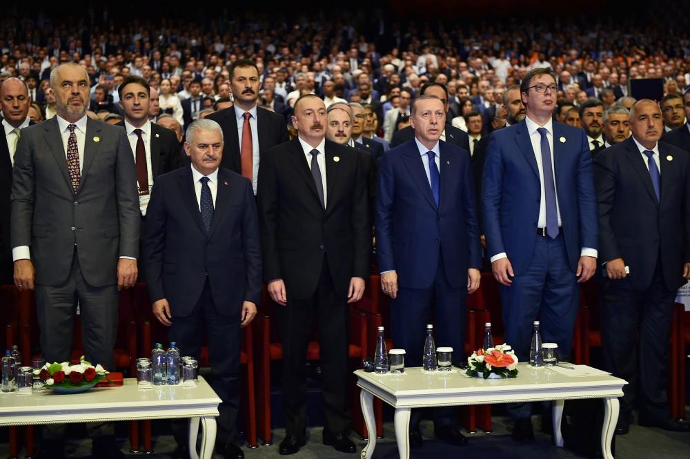 Ilham Aliyev attends Presidential Ceremony at 22nd World Petroleum Congress (PHOTO)