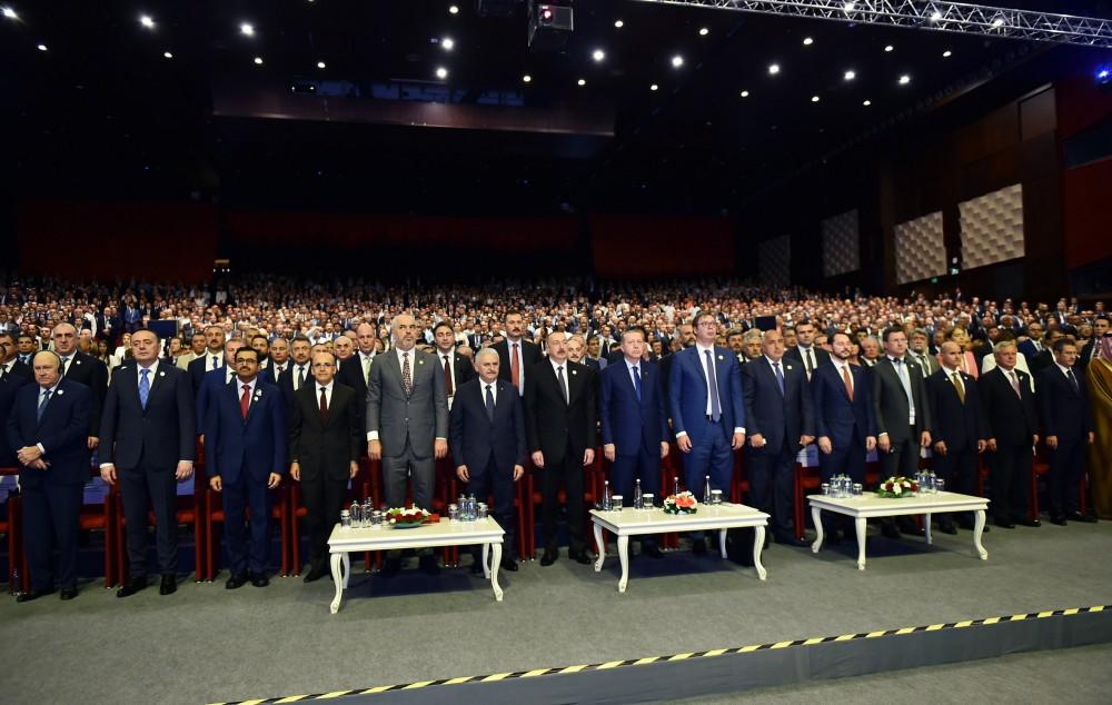 Ilham Aliyev attends Presidential Ceremony at 22nd World Petroleum Congress (PHOTO)