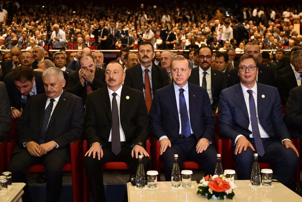 Ilham Aliyev attends Presidential Ceremony at 22nd World Petroleum Congress (PHOTO)