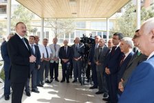 Ilham Aliyev views newly built park in Yasamal district  (PHOTO)