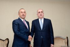 Azerbaijani, Turkish FMs mull talks over Karabakh conflict’s solution (PHOTO)