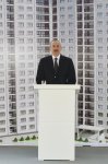 Ilham Aliyev attends ceremony to give out apartments to journalists  (PHOTO)