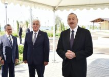 President Aliyev inaugurates drinking water supply project in Pirallahi (PHOTO)