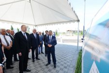President Aliyev inaugurates drinking water supply project in Pirallahi (PHOTO)
