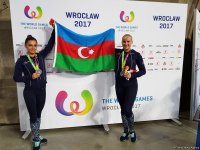 Azerbaijani gymnasts grab silver medal of 2017 World Games (PHOTO)