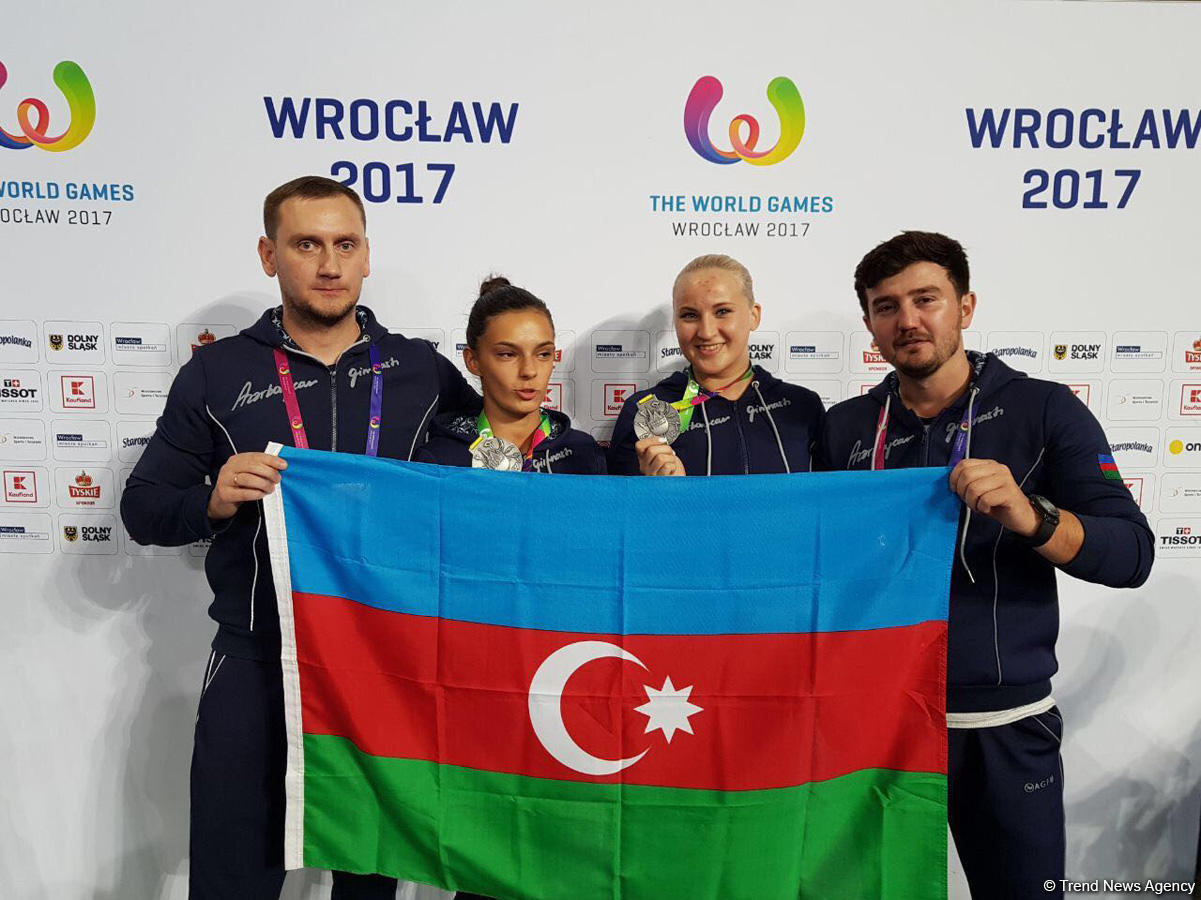 Azerbaijani gymnasts grab silver medal of 2017 World Games (PHOTO)