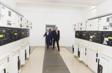 Ilham Aliyev launches Bahmatli electrical substation in Zagatala (PHOTO)