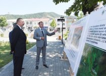 Ilham Aliyev inaugurates ABAD Center in Balakan (PHOTO)