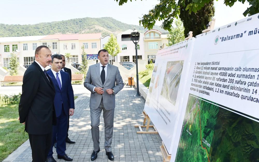 Ilham Aliyev inaugurates ABAD Center in Balakan (PHOTO)