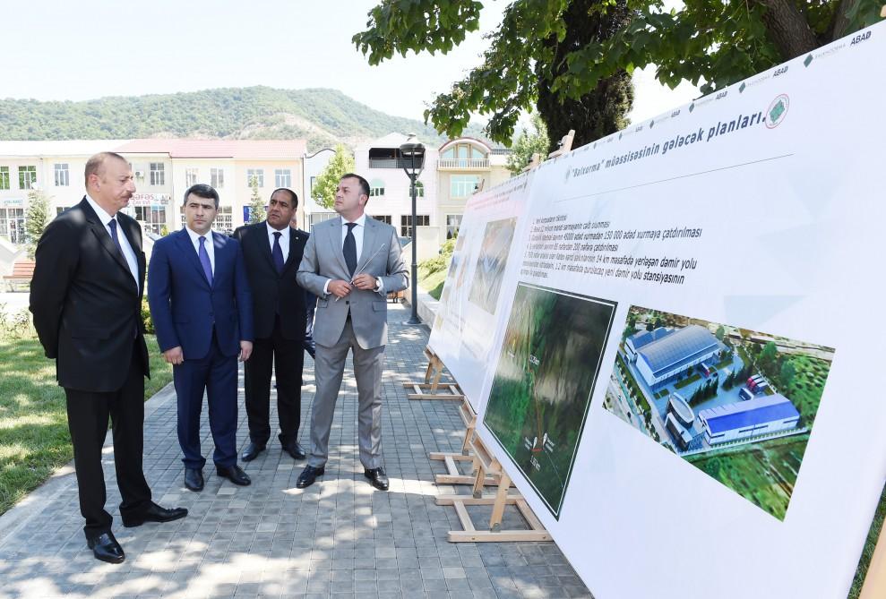 Ilham Aliyev inaugurates ABAD Center in Balakan (PHOTO)