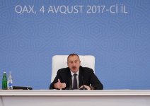 Ilham Aliyev chairs conference on development of sericulture, tobacco, hazelnut production in Gakh (PHOTO)